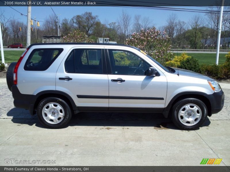 Alabaster Silver Metallic / Black 2006 Honda CR-V LX