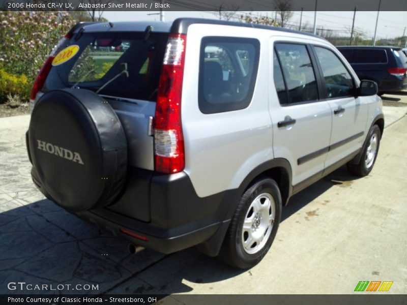 Alabaster Silver Metallic / Black 2006 Honda CR-V LX