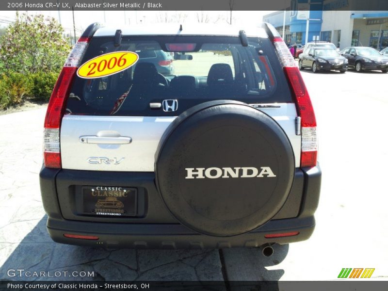 Alabaster Silver Metallic / Black 2006 Honda CR-V LX