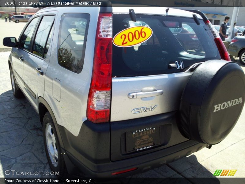 Alabaster Silver Metallic / Black 2006 Honda CR-V LX