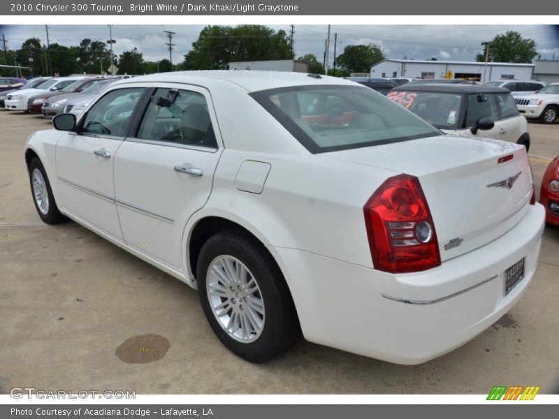 Bright White / Dark Khaki/Light Graystone 2010 Chrysler 300 Touring