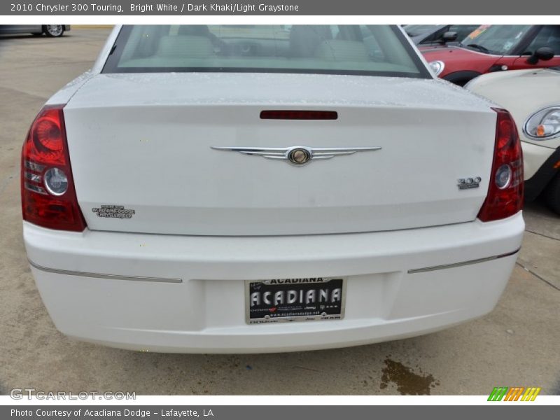 Bright White / Dark Khaki/Light Graystone 2010 Chrysler 300 Touring