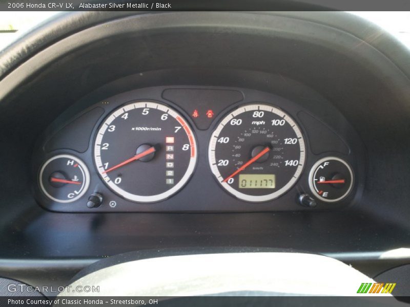 Alabaster Silver Metallic / Black 2006 Honda CR-V LX