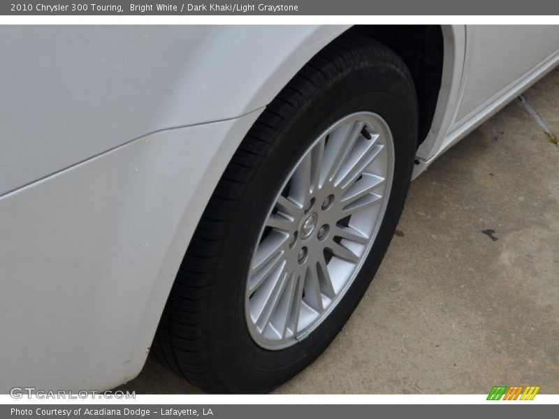 Bright White / Dark Khaki/Light Graystone 2010 Chrysler 300 Touring