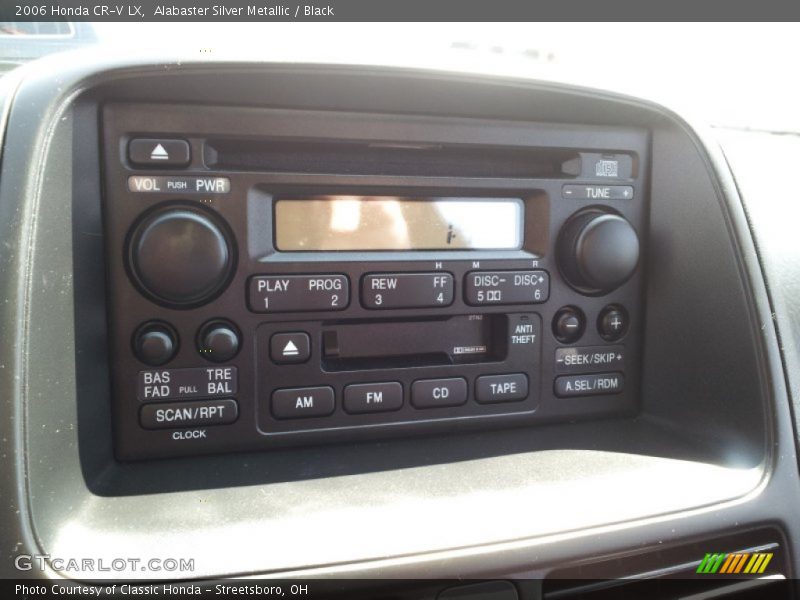 Alabaster Silver Metallic / Black 2006 Honda CR-V LX