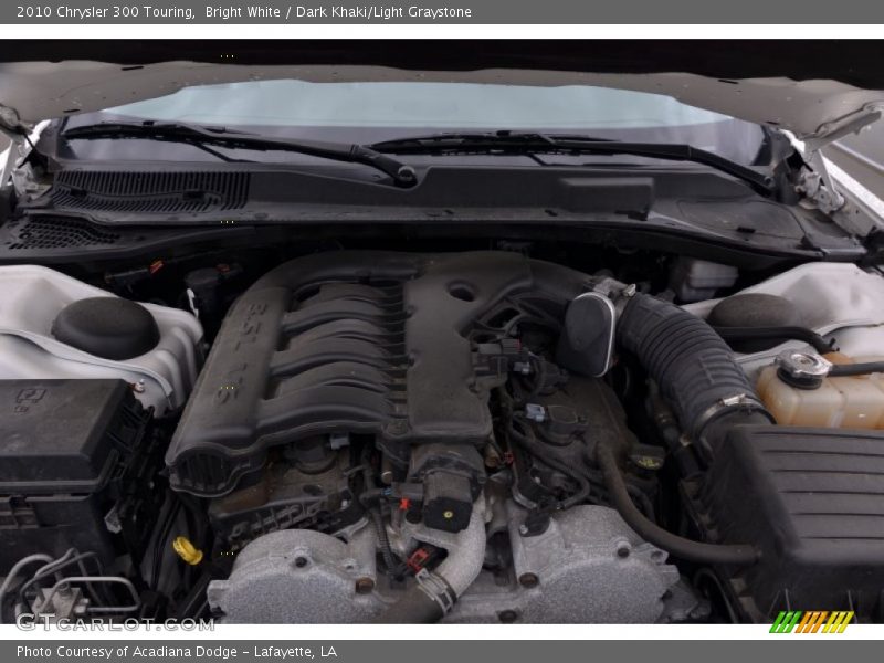 Bright White / Dark Khaki/Light Graystone 2010 Chrysler 300 Touring