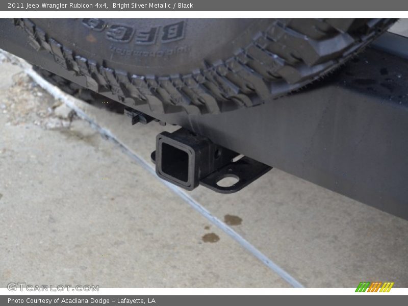 Bright Silver Metallic / Black 2011 Jeep Wrangler Rubicon 4x4