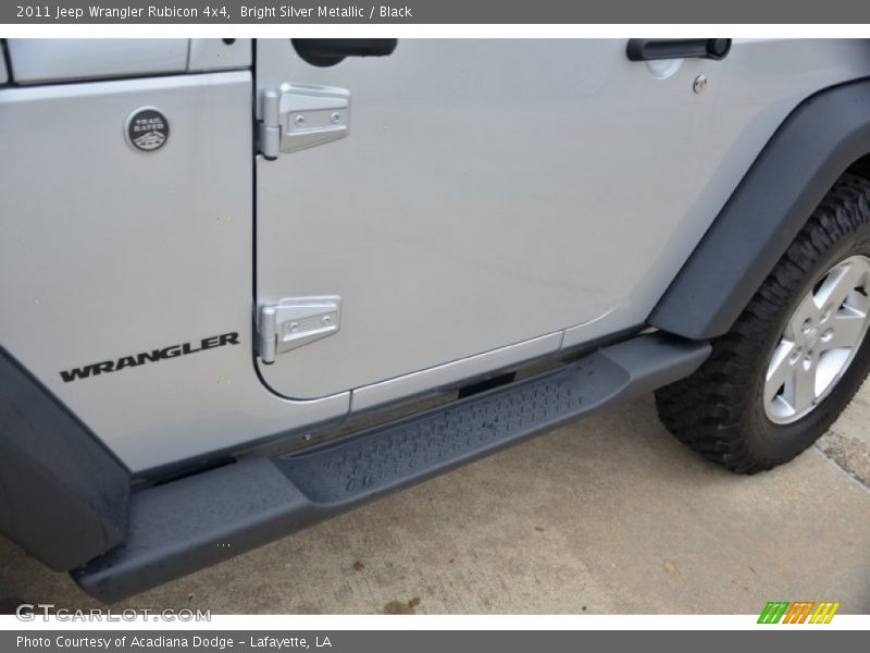 Bright Silver Metallic / Black 2011 Jeep Wrangler Rubicon 4x4