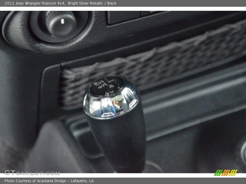 Bright Silver Metallic / Black 2011 Jeep Wrangler Rubicon 4x4