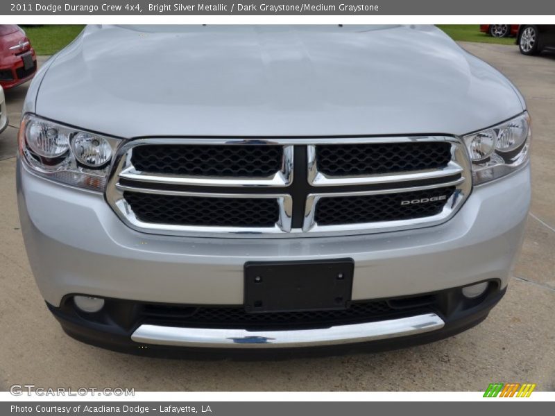 Bright Silver Metallic / Dark Graystone/Medium Graystone 2011 Dodge Durango Crew 4x4
