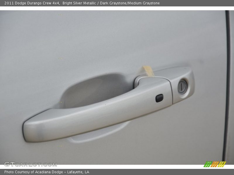 Bright Silver Metallic / Dark Graystone/Medium Graystone 2011 Dodge Durango Crew 4x4