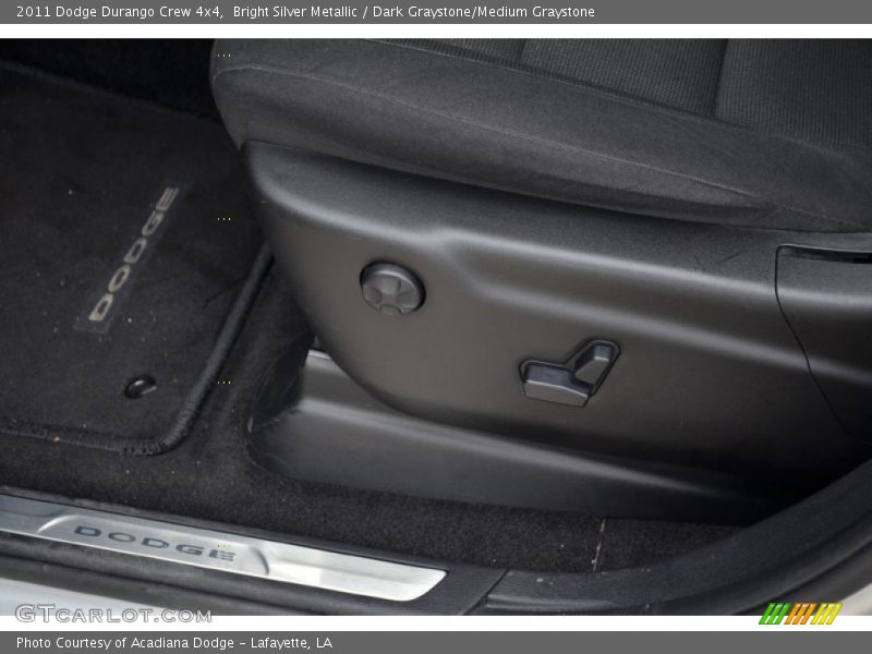 Bright Silver Metallic / Dark Graystone/Medium Graystone 2011 Dodge Durango Crew 4x4