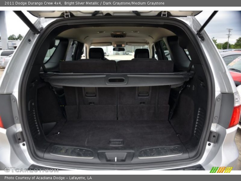 Bright Silver Metallic / Dark Graystone/Medium Graystone 2011 Dodge Durango Crew 4x4