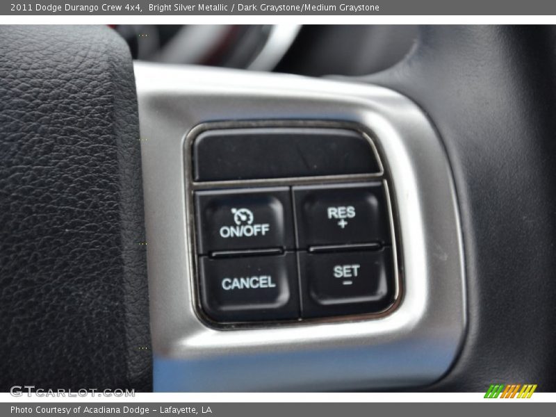 Bright Silver Metallic / Dark Graystone/Medium Graystone 2011 Dodge Durango Crew 4x4