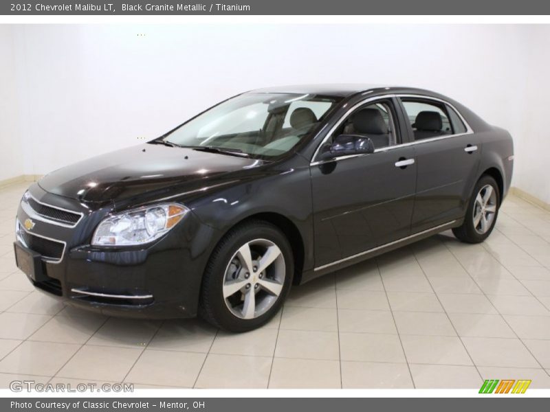 Black Granite Metallic / Titanium 2012 Chevrolet Malibu LT