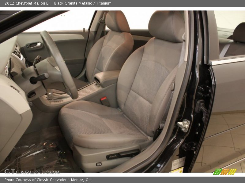 Black Granite Metallic / Titanium 2012 Chevrolet Malibu LT