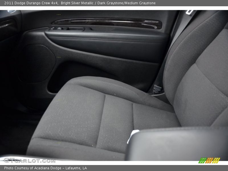 Bright Silver Metallic / Dark Graystone/Medium Graystone 2011 Dodge Durango Crew 4x4