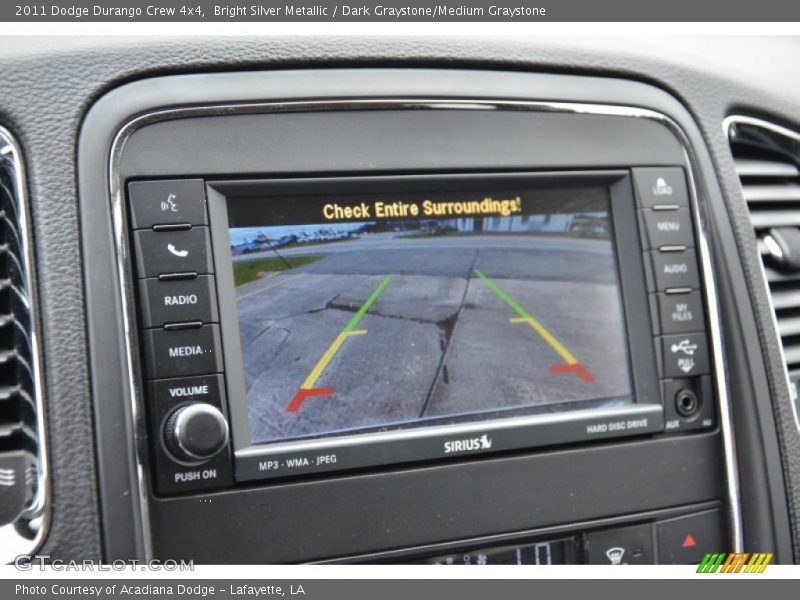 Bright Silver Metallic / Dark Graystone/Medium Graystone 2011 Dodge Durango Crew 4x4