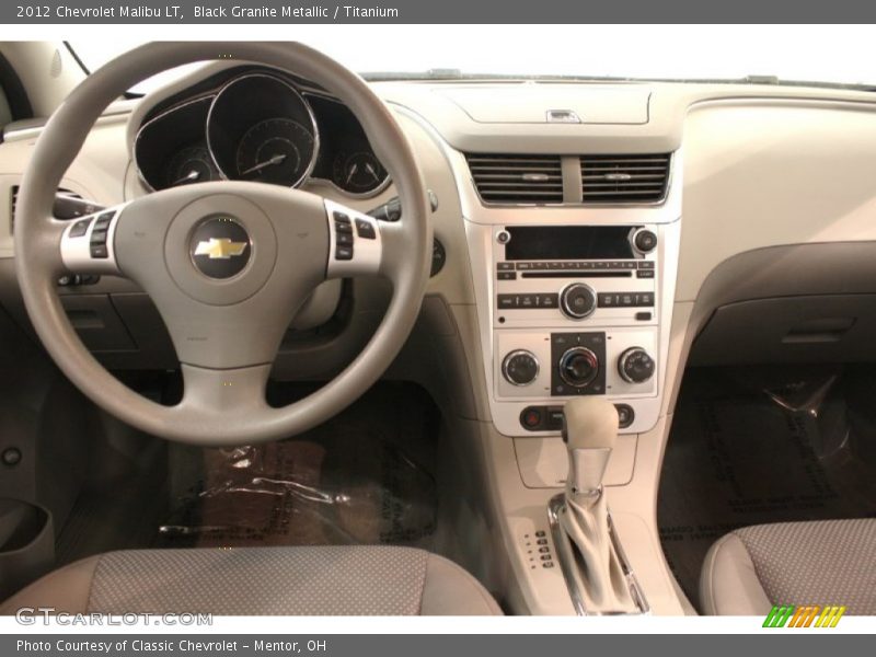 Black Granite Metallic / Titanium 2012 Chevrolet Malibu LT
