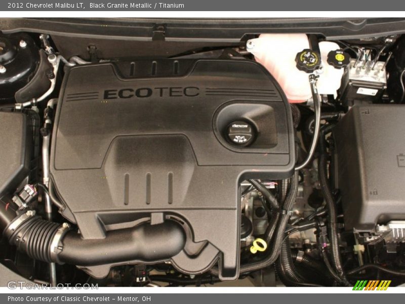 Black Granite Metallic / Titanium 2012 Chevrolet Malibu LT