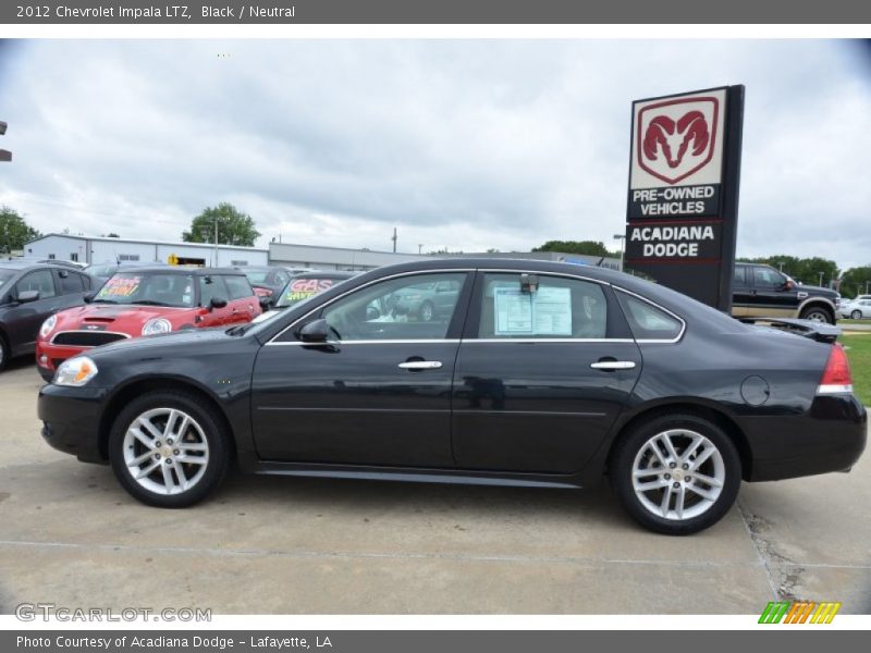 Black / Neutral 2012 Chevrolet Impala LTZ