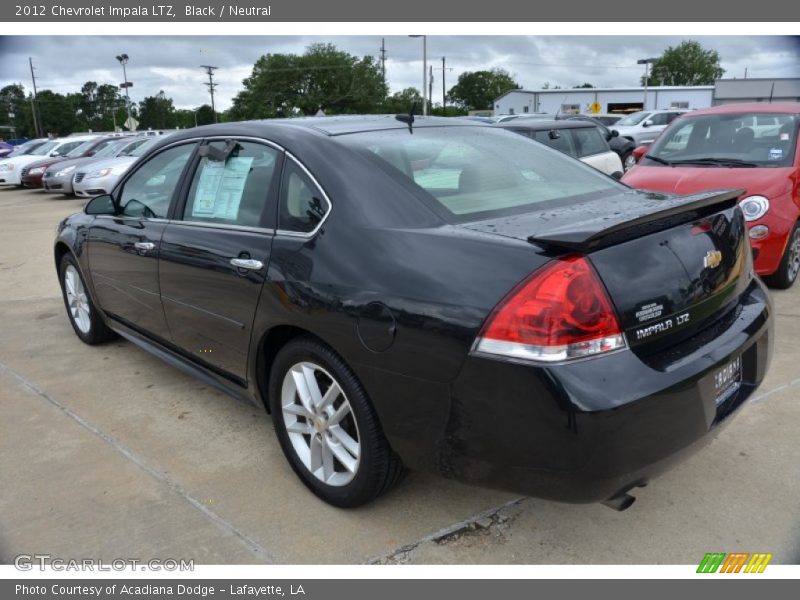 Black / Neutral 2012 Chevrolet Impala LTZ