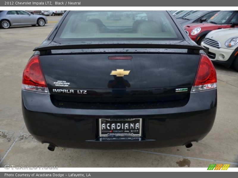 Black / Neutral 2012 Chevrolet Impala LTZ