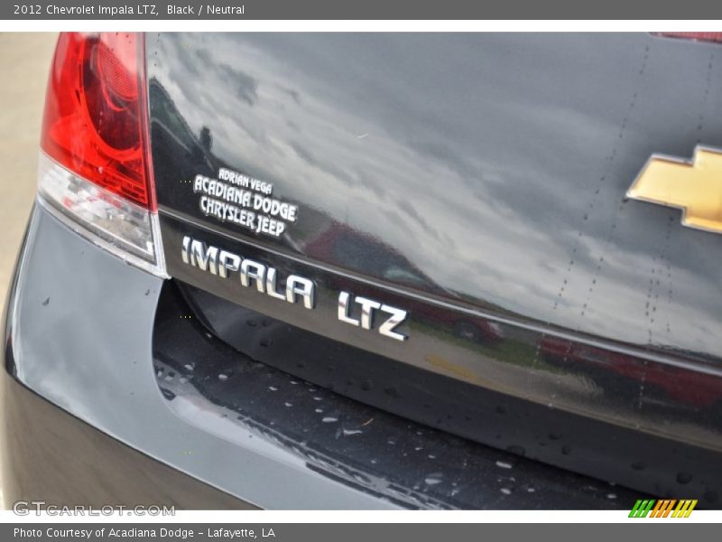 Black / Neutral 2012 Chevrolet Impala LTZ