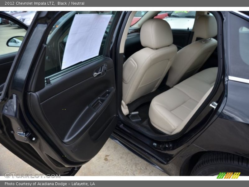 Black / Neutral 2012 Chevrolet Impala LTZ