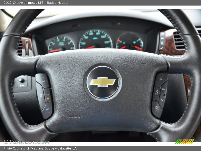 Black / Neutral 2012 Chevrolet Impala LTZ