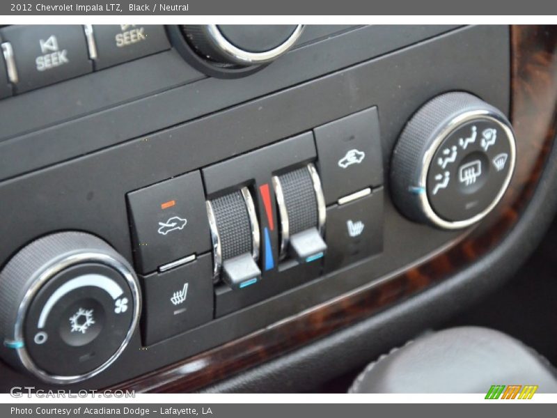 Black / Neutral 2012 Chevrolet Impala LTZ