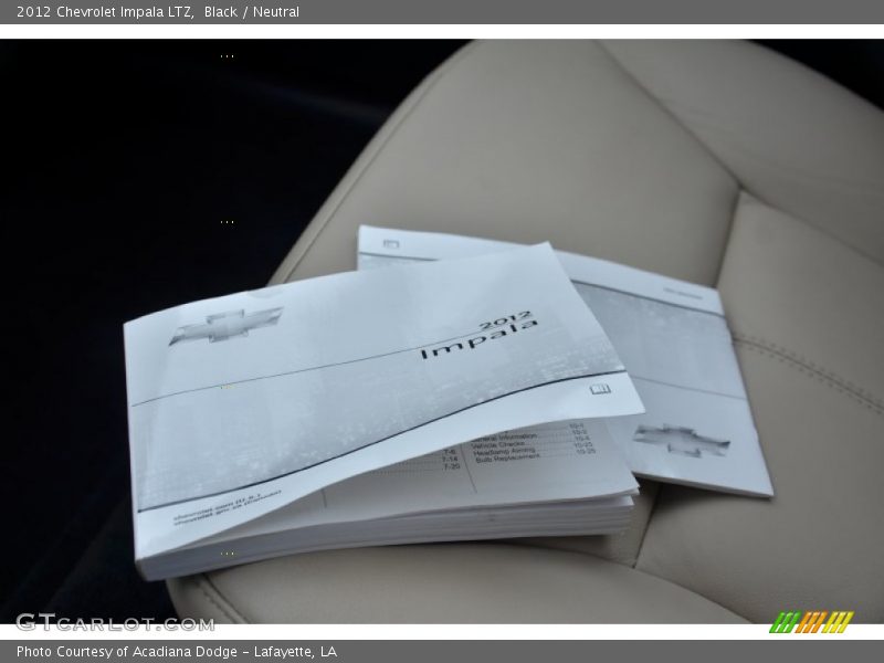 Black / Neutral 2012 Chevrolet Impala LTZ