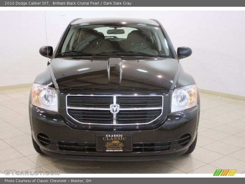 Brilliant Black Crystal Pearl / Dark Slate Gray 2010 Dodge Caliber SXT
