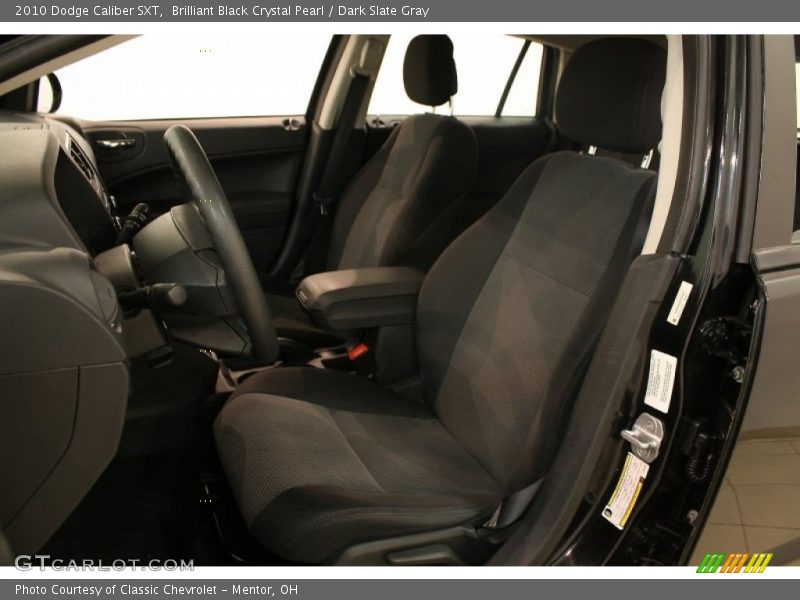 Brilliant Black Crystal Pearl / Dark Slate Gray 2010 Dodge Caliber SXT