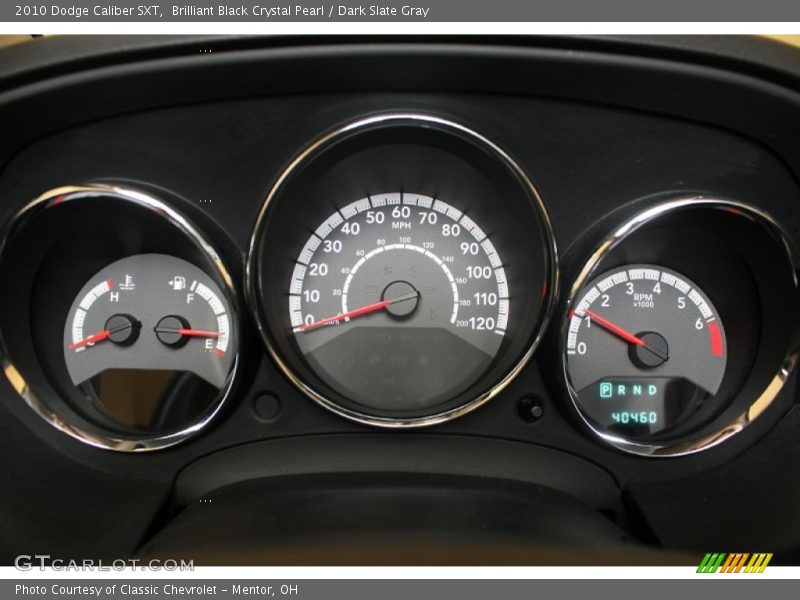 Brilliant Black Crystal Pearl / Dark Slate Gray 2010 Dodge Caliber SXT