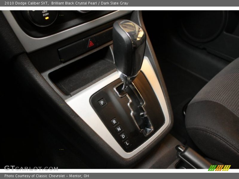 Brilliant Black Crystal Pearl / Dark Slate Gray 2010 Dodge Caliber SXT