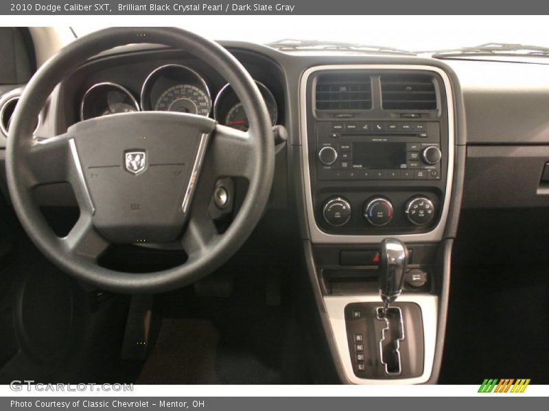 Brilliant Black Crystal Pearl / Dark Slate Gray 2010 Dodge Caliber SXT