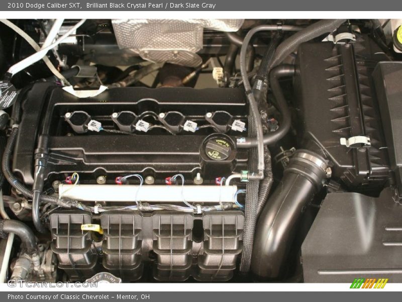 Brilliant Black Crystal Pearl / Dark Slate Gray 2010 Dodge Caliber SXT
