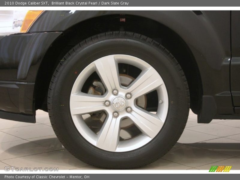 Brilliant Black Crystal Pearl / Dark Slate Gray 2010 Dodge Caliber SXT