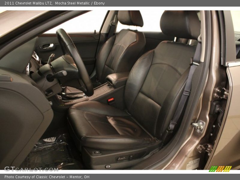 Mocha Steel Metallic / Ebony 2011 Chevrolet Malibu LTZ