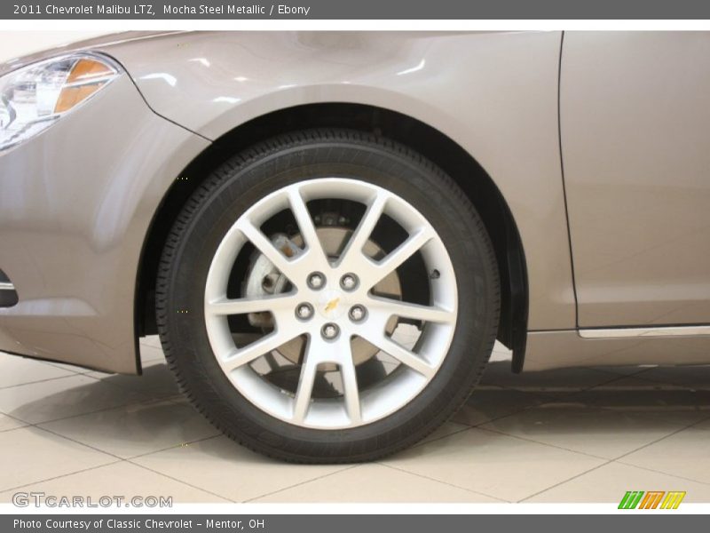 Mocha Steel Metallic / Ebony 2011 Chevrolet Malibu LTZ