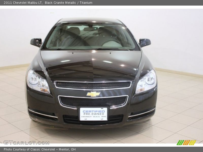 Black Granite Metallic / Titanium 2011 Chevrolet Malibu LT