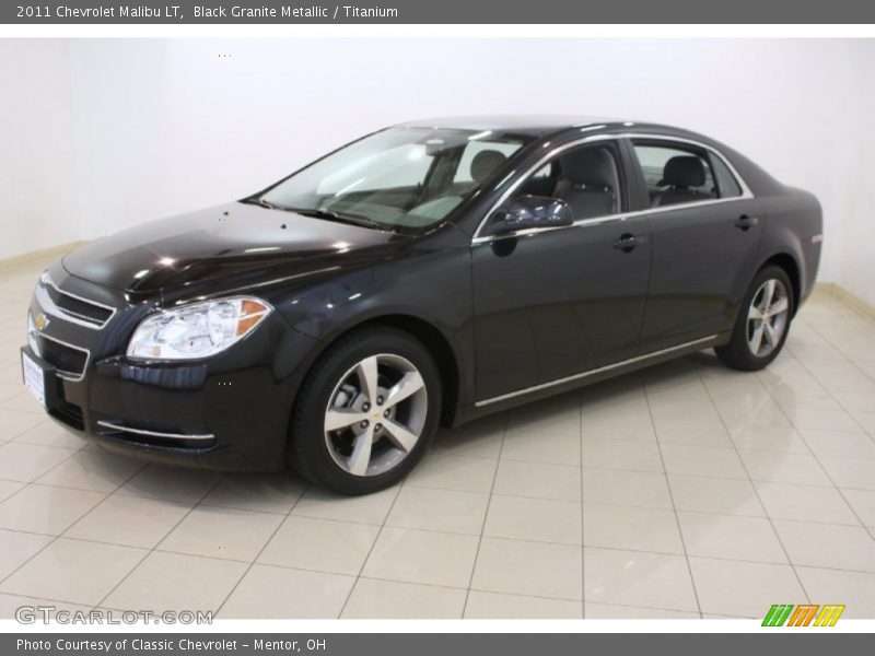 Black Granite Metallic / Titanium 2011 Chevrolet Malibu LT