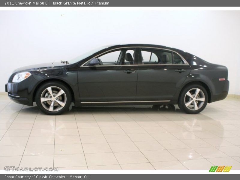 Black Granite Metallic / Titanium 2011 Chevrolet Malibu LT