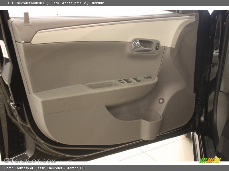 Black Granite Metallic / Titanium 2011 Chevrolet Malibu LT