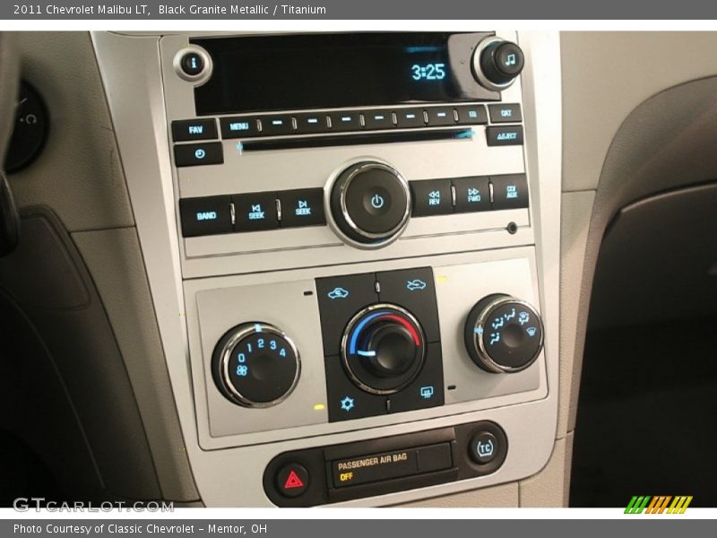 Black Granite Metallic / Titanium 2011 Chevrolet Malibu LT