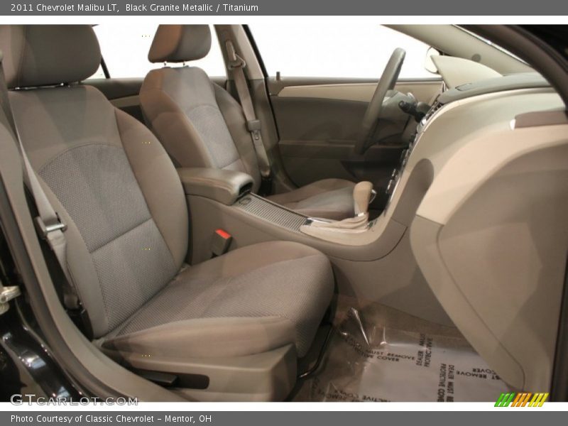 Black Granite Metallic / Titanium 2011 Chevrolet Malibu LT