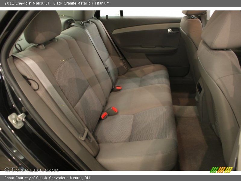 Black Granite Metallic / Titanium 2011 Chevrolet Malibu LT