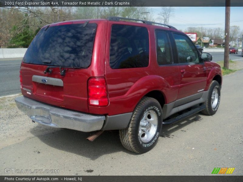 Toreador Red Metallic / Dark Graphite 2001 Ford Explorer Sport 4x4