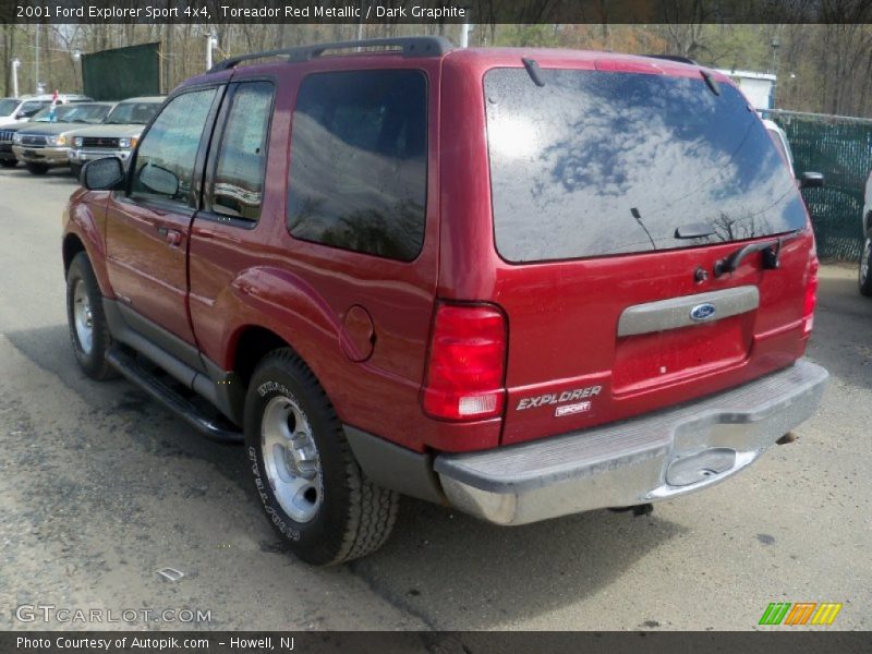 Toreador Red Metallic / Dark Graphite 2001 Ford Explorer Sport 4x4